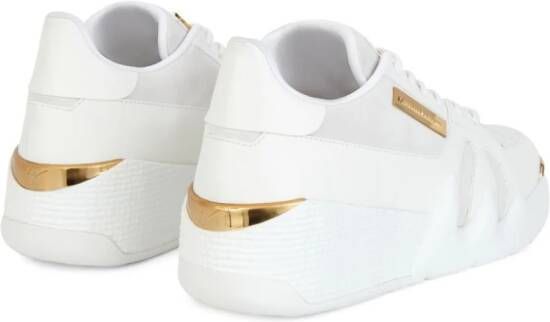 Giuseppe Zanotti Talon leather sneakers White
