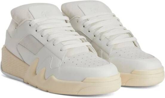 Giuseppe Zanotti Talon low-top leather sneakers White