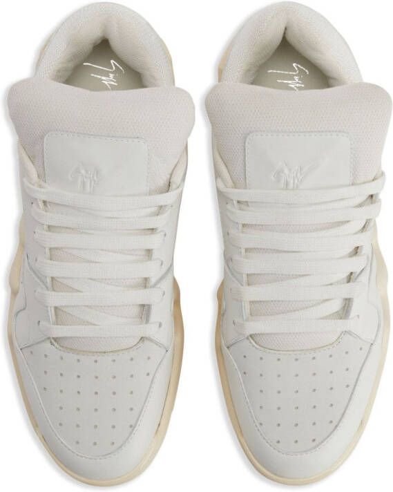 Giuseppe Zanotti Talon low-top leather sneakers White