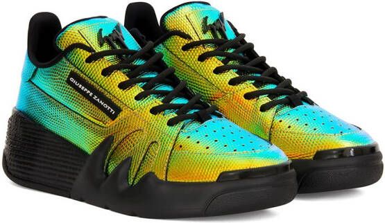 Giuseppe Zanotti Talon low-top sneakers Gold