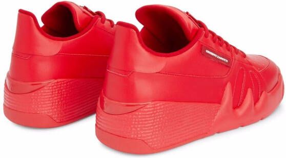 Giuseppe Zanotti Talon low-top sneakers Red