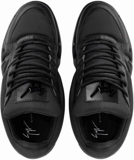 Giuseppe Zanotti Talon mid-top leather sneakers Black