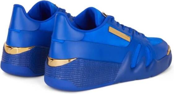 Giuseppe Zanotti Talon panelled low-top sneakers Blue