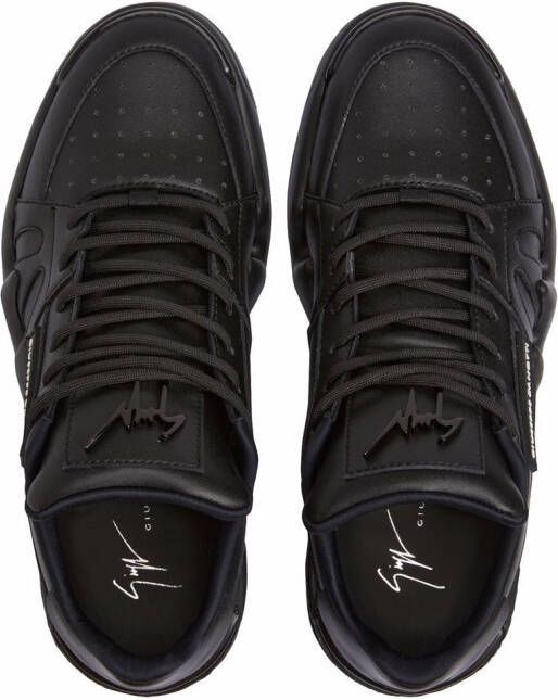 Giuseppe Zanotti Talon panelled sneakers Black