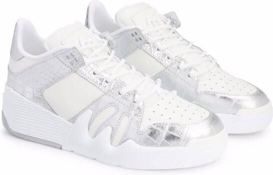 Giuseppe Zanotti Talon panelled sneakers White