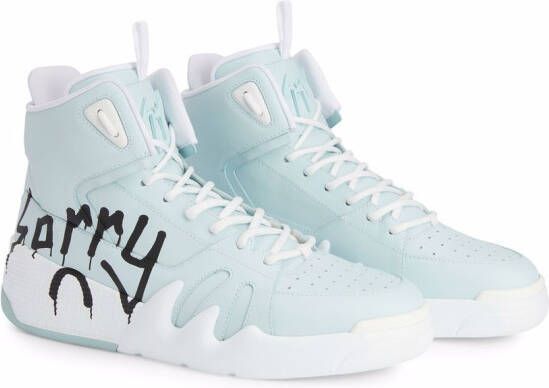 Giuseppe Zanotti Talon Sorry high-top sneakers Blue