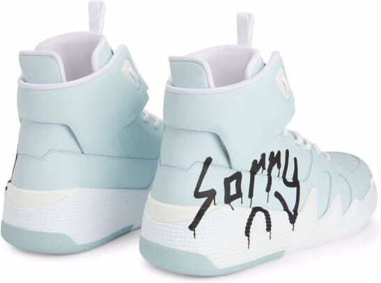 Giuseppe Zanotti Talon Sorry high-top sneakers Blue