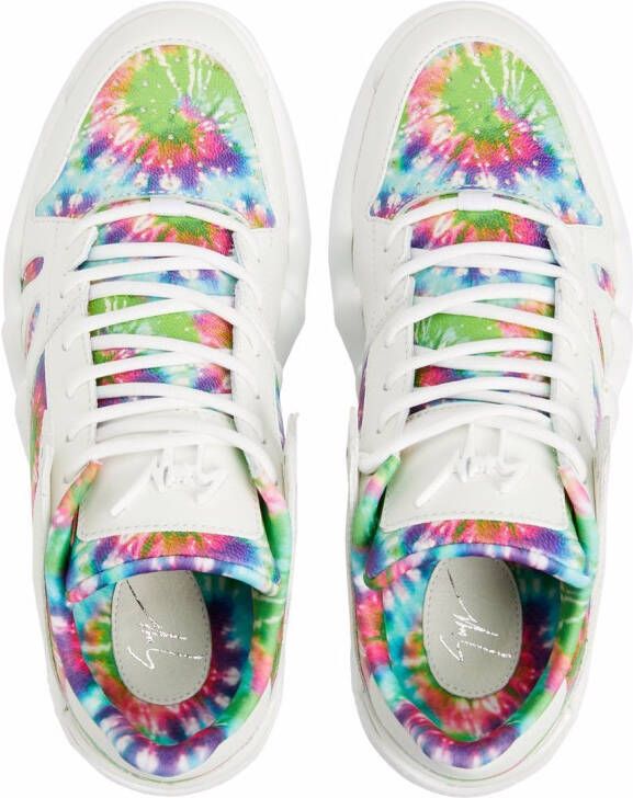 Giuseppe Zanotti Talon tie-dye low-top sneakers Black