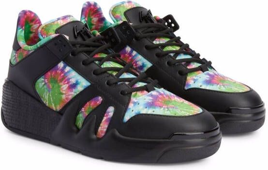 Giuseppe Zanotti Talon tie-dye sneakers Black