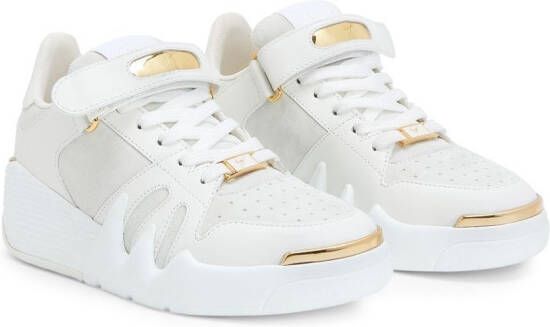 Giuseppe Zanotti Talon touch-strap sneakers White