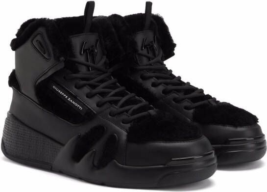 Giuseppe Zanotti Talon Winter hi-top sneakers Black
