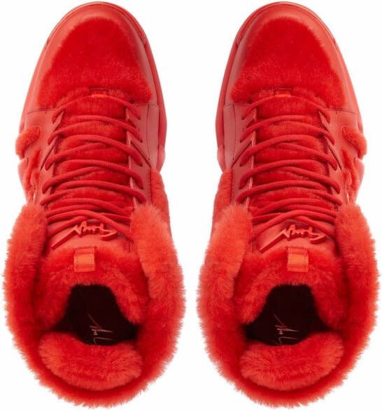 Giuseppe Zanotti Talon Winter high-top sneakers Red