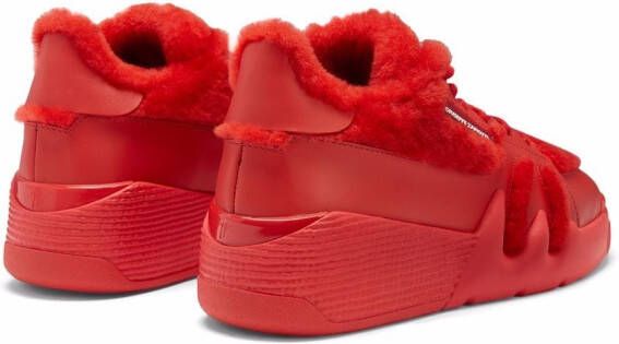 Giuseppe Zanotti Talon Winter low-top sneakers Red
