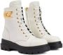 Giuseppe Zanotti Tankie leather ankle boots White - Thumbnail 2