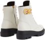 Giuseppe Zanotti Tankie leather ankle boots White - Thumbnail 3