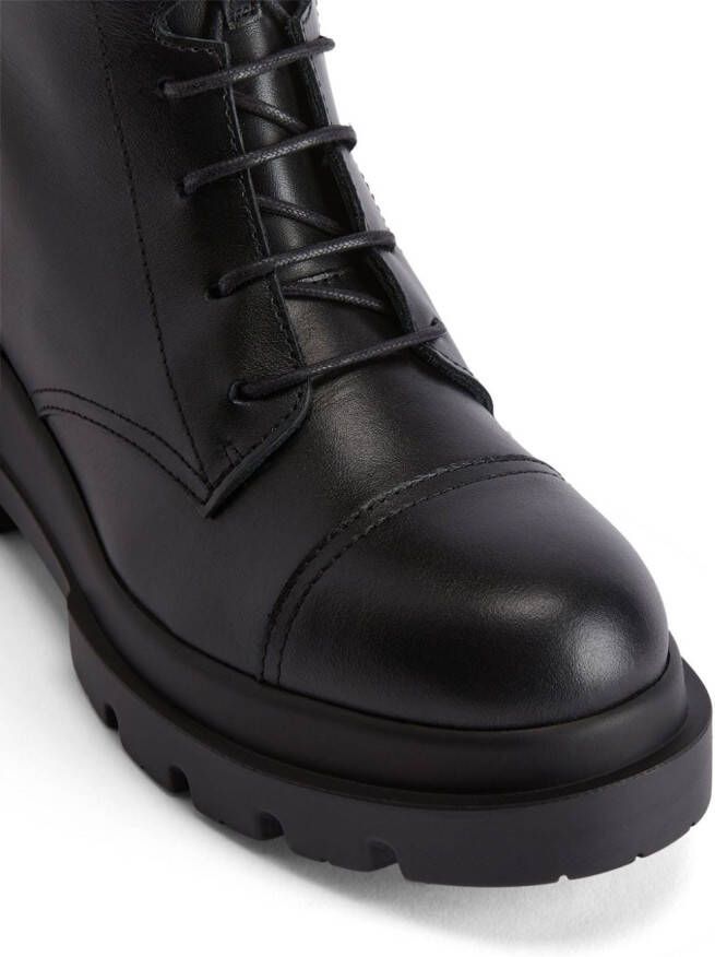 Giuseppe Zanotti Tankie round-toe boots Black