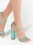 Giuseppe Zanotti Tara glitter-detail sandals Green - Thumbnail 4