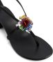 Giuseppe Zanotti Tarassacum 40mm crystal-embellished leather sandals Black - Thumbnail 4