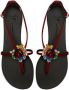 Giuseppe Zanotti Tarassacum crystal-embellished flat sandals Red - Thumbnail 4