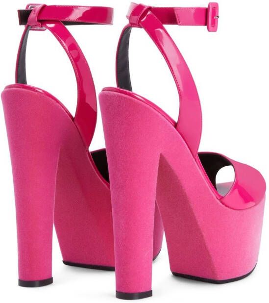 Giuseppe Zanotti Tarifa 170mm platform sandals Pink