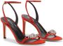 Giuseppe Zanotti Thais 85mm suede sandals Orange - Thumbnail 2