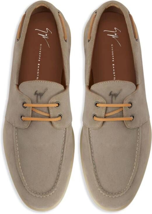 Giuseppe Zanotti The Maui boat shoes Grey