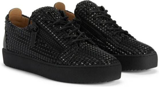 Giuseppe Zanotti The New Manhattan stud-embellished sneakers Black