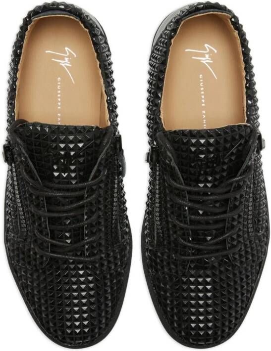 Giuseppe Zanotti The New Manhattan stud-embellished sneakers Black