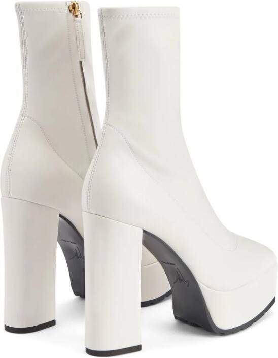 Giuseppe Zanotti The New Morgana 120mm ankle boots White