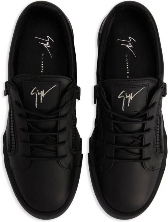 Giuseppe Zanotti The Shark 5.0 leather sneakers Black