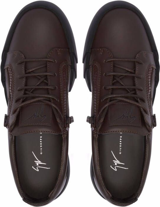 Giuseppe Zanotti The Shark 5.0 low top sneakers Brown