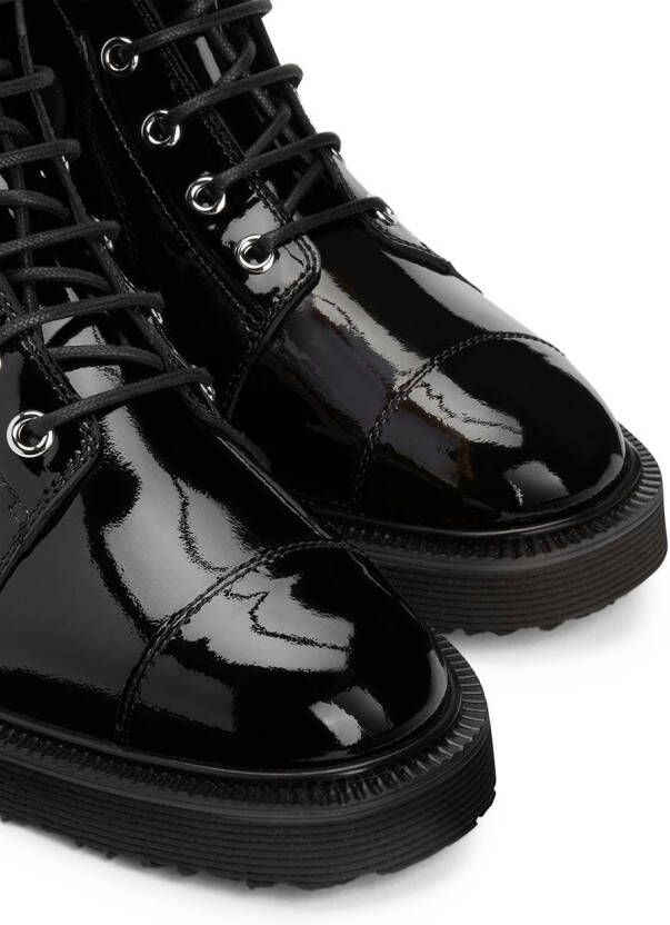 Giuseppe Zanotti Thora lace-up ankle boots Black