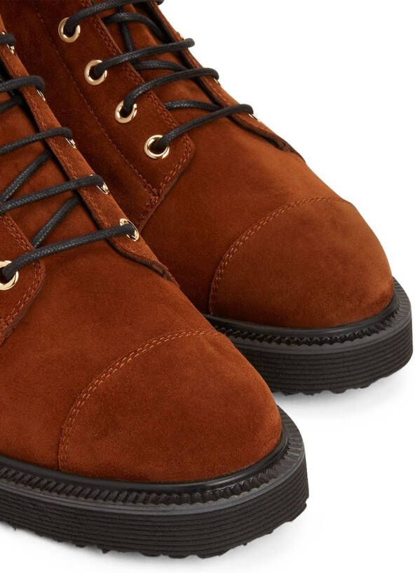 Giuseppe Zanotti Thora lace-up ankle boots Brown