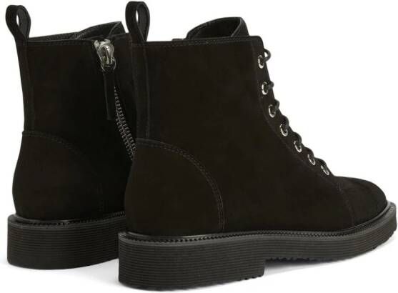 Giuseppe Zanotti Thora suede ankle boots Black