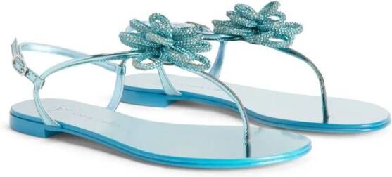 Giuseppe Zanotti Tilly flat sandals Blue