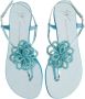 Giuseppe Zanotti Tilly flat sandals Blue - Thumbnail 4