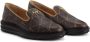 Giuseppe Zanotti Tim logo-embossed leather loafers Brown - Thumbnail 2