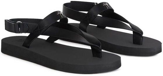 Giuseppe Zanotti toe strap sandals Black