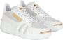 Giuseppe Zanotti tonal panelled perforated sneakers White - Thumbnail 2