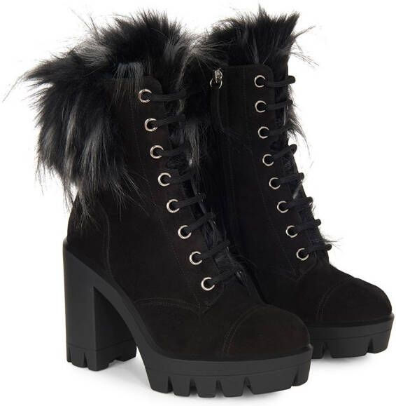 Giuseppe Zanotti Tonix Winter lace-up boots Black