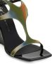 Giuseppe Zanotti Tutankamon 105mm holographic effect sandals Green - Thumbnail 4