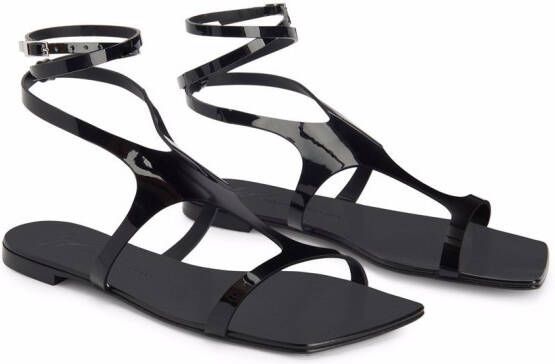 Giuseppe Zanotti Tutankamon flat sandals Black