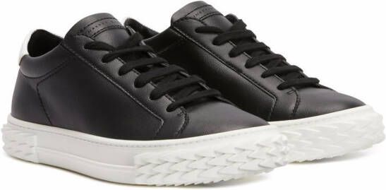 Giuseppe Zanotti two-tone lace-up sneakers Black