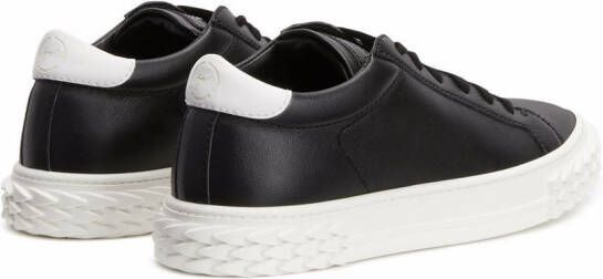 Giuseppe Zanotti two-tone lace-up sneakers Black