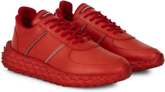 Giuseppe Zanotti two-tone low-top sneakers Red