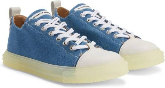 Giuseppe Zanotti Urchin denim sneakers Blue