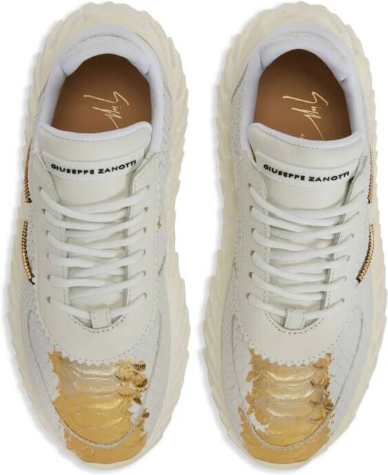 Giuseppe Zanotti Urchin distressed-effect sneakers White
