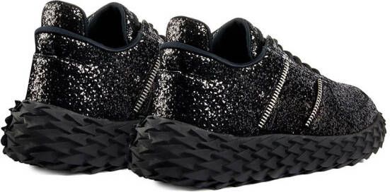 Giuseppe Zanotti Urchin glitter low-top sneakers Black