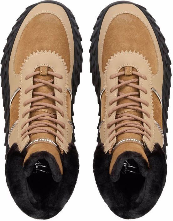 Giuseppe Zanotti Urchin high-top sneakers Neutrals