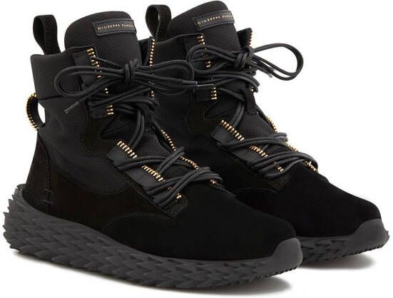 Giuseppe Zanotti Urchin high-top suede sneakers Black